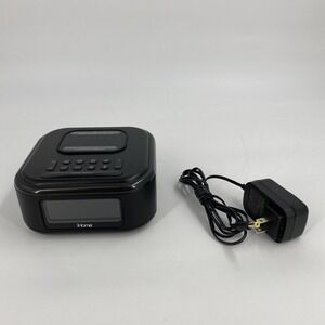 iHome iBTW23 Wireless Charging Bluetooth Alarm Clock with Speakerphone USB Works